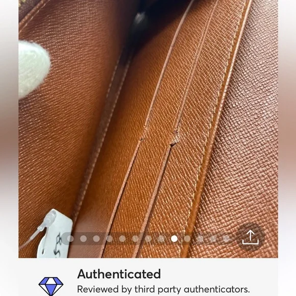 Louis Vuitton monogram Sarah Wallet - Picture 7 of 11